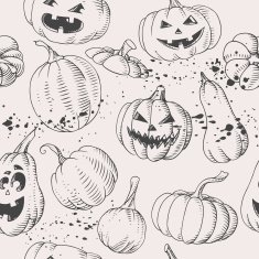 Seamless Pumpkins N5