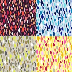 Vector colorful tiles Abstract seamless pattern