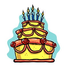 Fancy Cartoon Cake