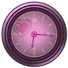 Love Clock Vector Illustration N2
