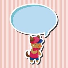 animal summer cartoon theme elements N20