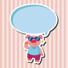 animal summer cartoon theme elements N21