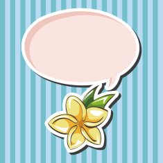 flower theme elements vector eps N75
