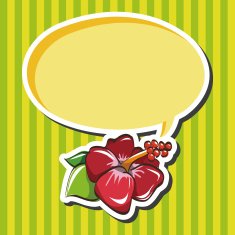 flower theme elements vector eps N76