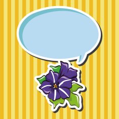 flower theme elements vector eps N79