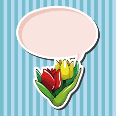 flower theme elements vector eps N80