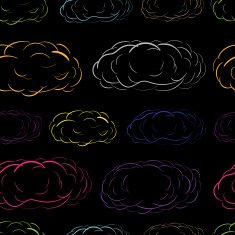 Seamless cloud on dark