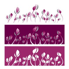 violet lotus graphic vector illustration N4