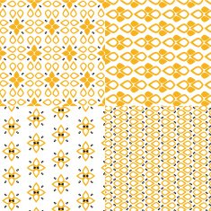 retro patterns set