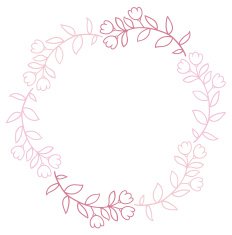 cute flowers frame
