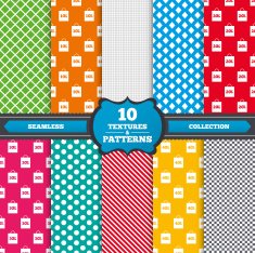 Sale bag tag icons Discount symbols N25