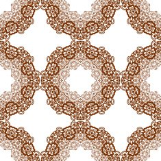 Round henna mehendi drawing mandalas drawn seamless pattern N13
