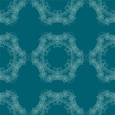 Round henna mehendi drawing mandalas drawn seamless pattern N15