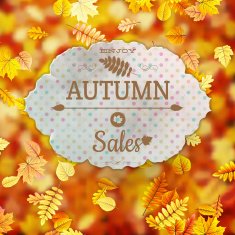Autumn Sale template EPS 10
