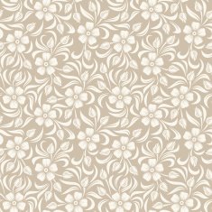 Seamless vintage floral pattern Vector illustration
