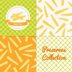 Homemade baby corn collection
