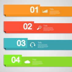 Vector modern business infographic background N2