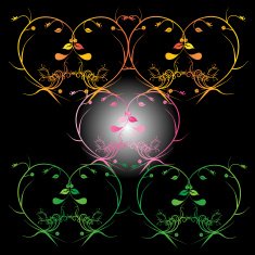 abstract floral background N79