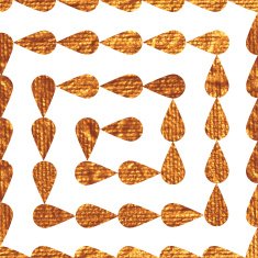 Abstract background gold with spiral ornament vector