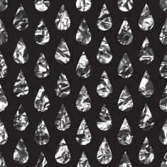 Rain Seamless vector pattern N4