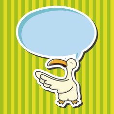 animal bird cartoon theme elements N6
