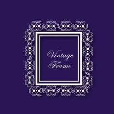Floral design decorated beautiful Vintage frame N7