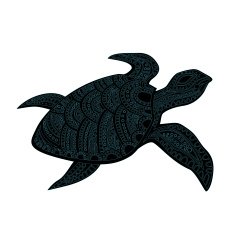 Stylized turtle N4