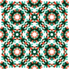 Seamless vector geometric abstract pattern Creative round shapes made of N18
