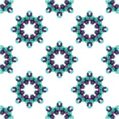 Seamless vector geometric abstract pattern Creative round shapes made of N24