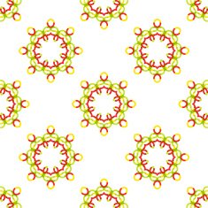 Seamless vector geometric abstract pattern Creative round shapes made of N25