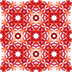 Seamless vector geometric abstract pattern Creative round shapes made of N27
