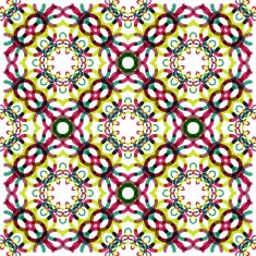 Seamless vector geometric abstract pattern Creative round shapes made of N31