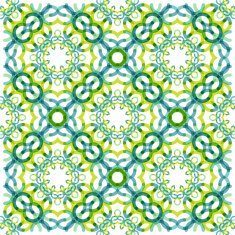 Seamless vector geometric abstract pattern Creative round shapes made of N32