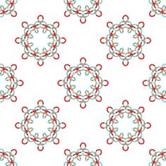 Seamless vector geometric abstract pattern Creative round shapes made of N39