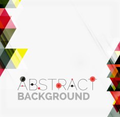 Abstract geometric background Modern overlapping triangles N132