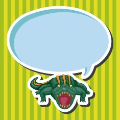animal cartoon theme elements N82