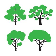 Set of Green Trees N4