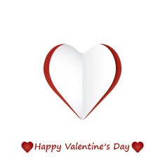 Valentine's Day Card with Hearts N9