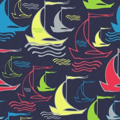 seamless pattern with ships N3