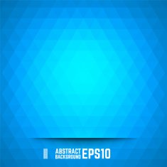 Blue abstract triangle background