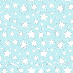 Seamless pattern with decorative stars N2