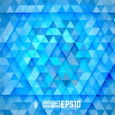 Blue abstract triangle background N2