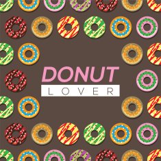 Donut Lover Background