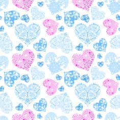 Bright openwork seamless pattern