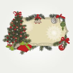 Hand drawn Christmas banners N11