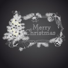 Hand drawn Christmas banners N13