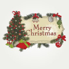 Hand drawn Christmas banners N15
