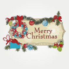 Hand drawn Christmas banners N16