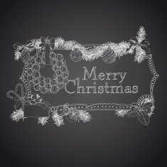 Hand drawn Christmas banners N20