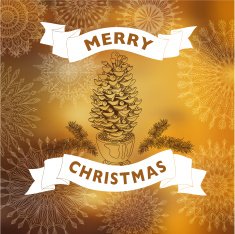 Hand drawn Christmas banners N35